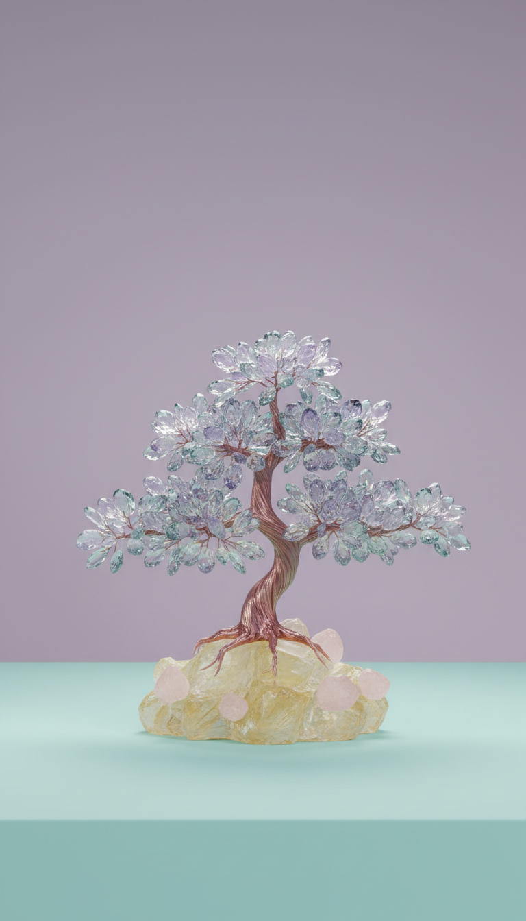 Lavender Spirit Decorative Crystal Piece