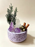 Purple Mist Crystal Mini Garden Arrangement