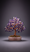 Amethyst Cluster Crystal Bonsai
