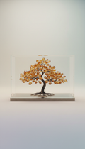 Citrine Crystal Bonsai In Display Box
