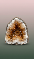 Citrine Geode Mineral Specimen